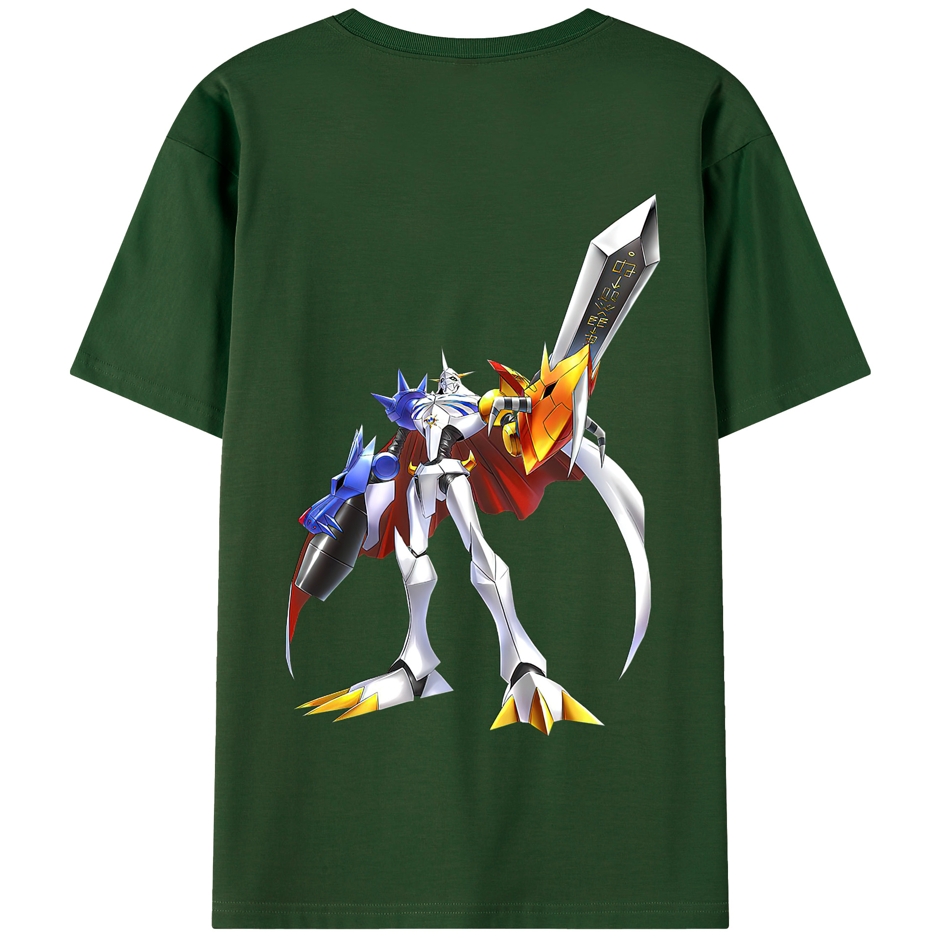 （画像用） Digimon デジタルモンスター/デジモン 綿100％半袖Tシャツ（背面プリント）